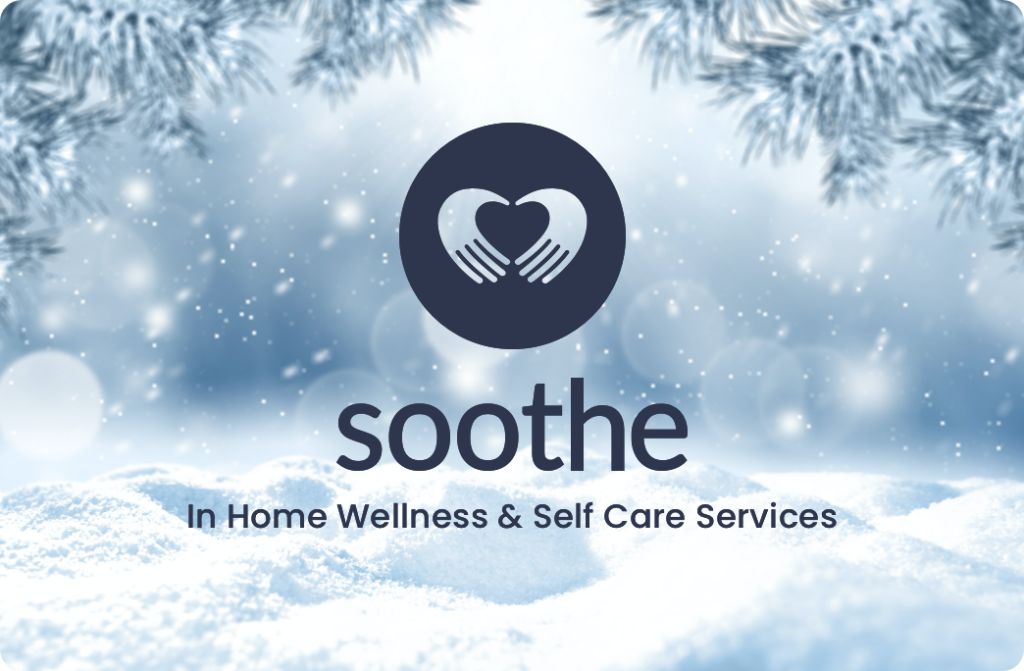 Soothe snowflake holiday gift card